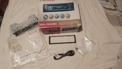Pioneer DEH-1500UBG Fascia Surround, Single Din Fitting Cage & Instruction Manual
