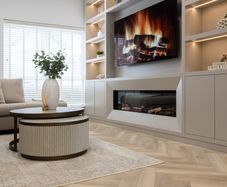 Clover Oak SPC Vinyl Herringbone Flooring 60x12.5cm