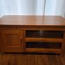REDUCED Oak seat with wicker basket for hallway or end of the bed Image 10