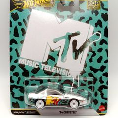 Hot Wheels 2025 Premium 1:64 MTV Music Television '84 Corvette Pop Culture New