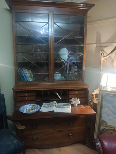 antique bookcase