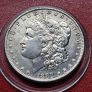 1889 Silver Morgan Toned 1 Dollar coin Image 4