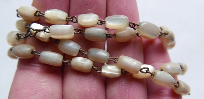 Vintage Mother of Pearl Rosary Beads