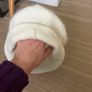 White winter warm hat Image 4