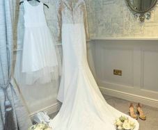 ivory wedding dress