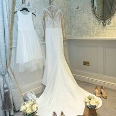 ivory wedding dress