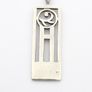 Vintage Abstract Geometric 925 Silver Pendant Image 4