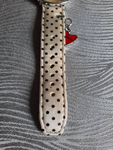 RARE Vintage Fiorucci "Rear Window" Pin-Up Watch - Polka Dot Strap