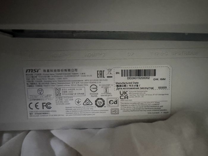 Monitor Msi Oled