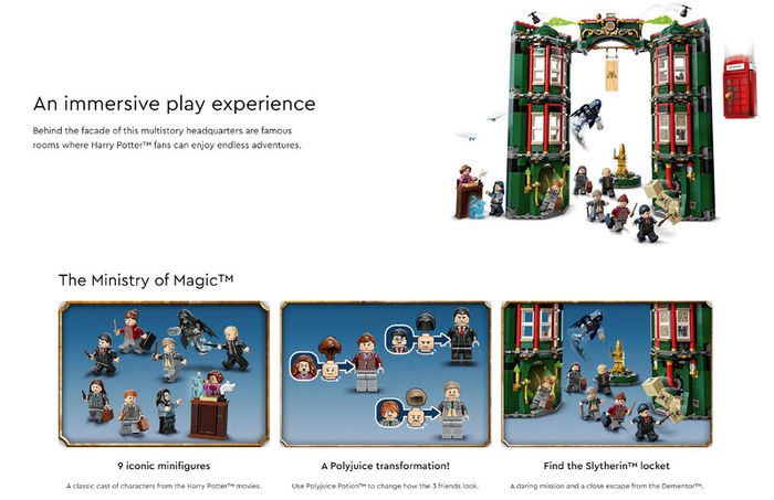 Lego Harry Potter 76403 The Ministry of Magic + 12 free wallpapers