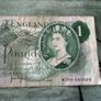 Bank of England 1 Pound Bank Note Collectable Image 3
