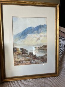 Antique Signed water colour