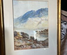 Antique Signed water colour