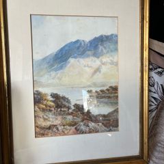 Antique Signed water colour