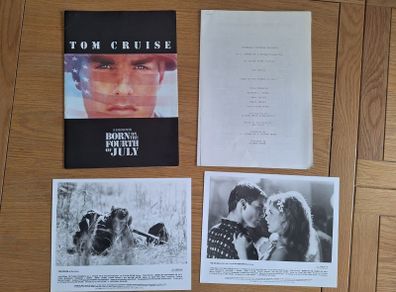 Born On The Fourth Of July Press Kit Tom Cruise