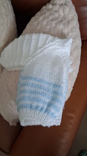 Hand knitted