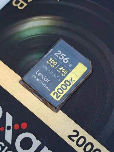 Lexar Sd Card 256gb V90 2000x U3 Uhs 2 8k