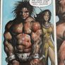 2000ad Slaine original comic art page by Steve Tappin includes overlay Image 3