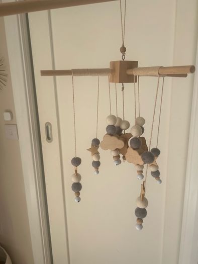 baby mobile wooden