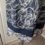 dress navy pattern tunic style dress short sleeves size 12 Image 6