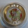 Ireland 25 Euro 1997 Silver Proof Piedfort Coloured Dormouse - 500 mintage Image 2