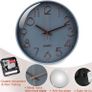 NEW SALE | Wall Clock Battery Operated Silent Non-ticking Wall Clock 12 Inch Modern Quartz Design Decorative Indoor Kitchen Office Grey Image 5
