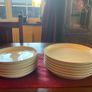 DENBY New REDUCED.  6 dinner plates and 6 luncheon plates in Linen coupe . All new and unused Image 8