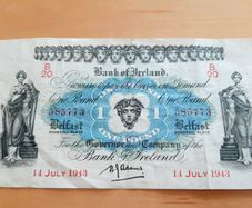 Bank of Ireland note 1943