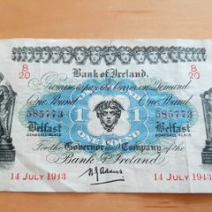 Bank of Ireland note 1943