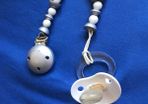BamBam wooden soother clip on