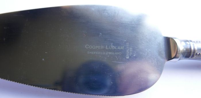 Vintage Sheffield Cooper Ludlam CAKE SLICE