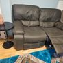Grey Fabric Electric 2-Seater Recliner Sofa Image 2