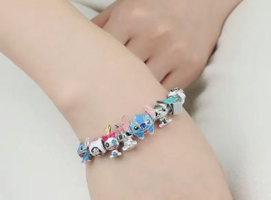 Lili &Stitch bracelet with charms