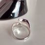 Platinum Plated Crystal Ring Image 5