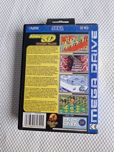 Sonic 3D Flickies Island Sega Mega Drive Arcade Retro Games Original