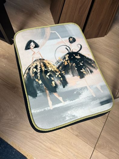 Final sale! Footstool New! Hand made