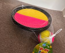 Catch paddles with ball set
