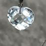 Stunning Large Cubic Zirconia Love Heart on Heavy Sterling Silver Chain Image 8