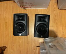 jbl 3 series LSR305 professional monitors.