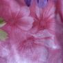 Velour dress fabric,Pink velour floral dress fabric,Sewing,Craft supplies Image 2