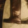 Real leather black brand new boots Image 4