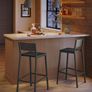 2 x Bar stools vintage black Image 2