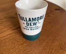 vintage tullamore dew shot glass