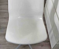 White IKEA Swivel desk chair