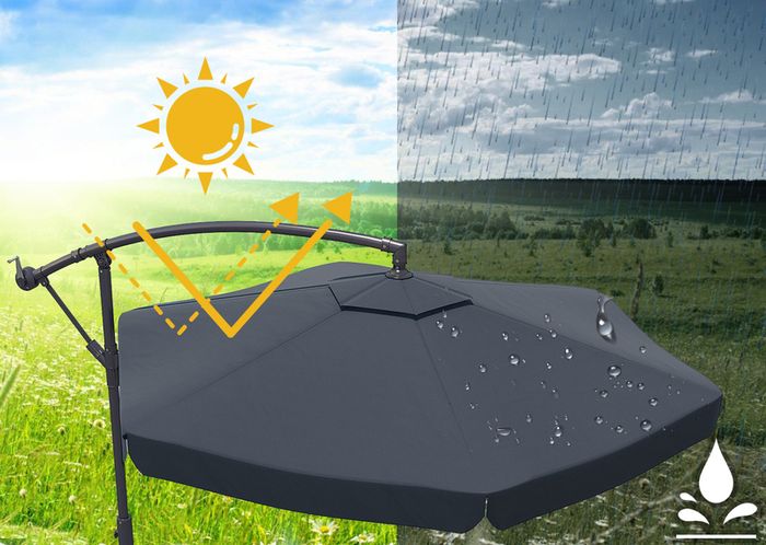 NEW XXL 300cm Garden Umbrella