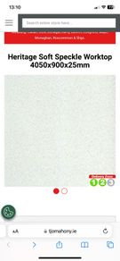 Worktop - light Grey Soft Speckle
