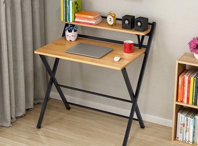 Household Folding Computer Desk Bureau Desks Study Table Save Space Simple Style Notebook Laptop Office Desktop Standing Desk