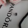 new genuine pandora Flower Heart Mum charm Image 3