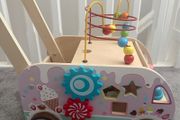 Squirrel play wooden ice cream cart/wagon