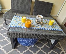 Garden Furniture 3 piece rattan set